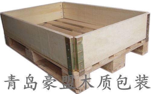 青島免熏蒸出口木箱訂做 一次性發(fā)貨使用，結(jié)實(shí)四面進(jìn)叉的理想選擇